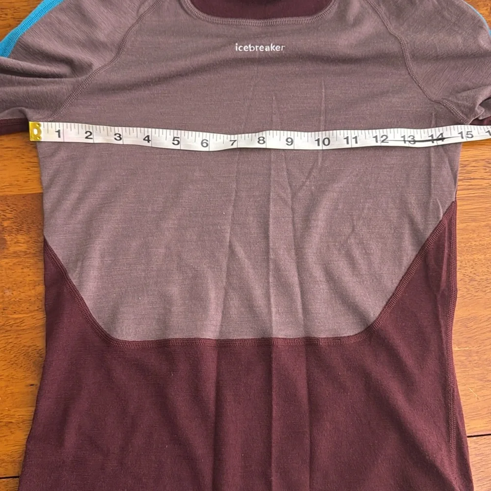 Icebreaker Women's 200 Sonebula Long Sleeve High Neck Thermal Top in XS - Picture 4 of 7